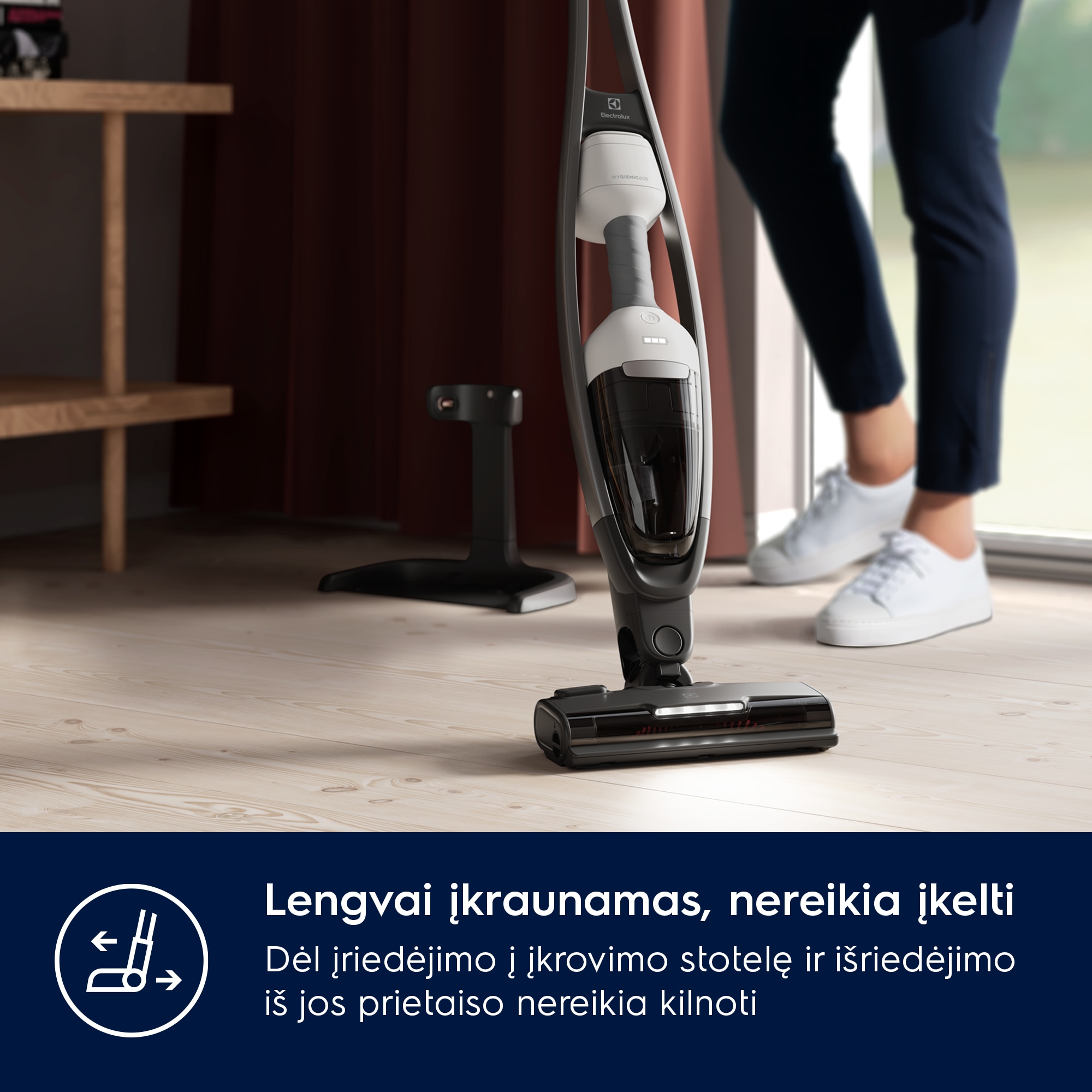 Electrolux - Belaidis dulkių siurblys - ES62HB25UV