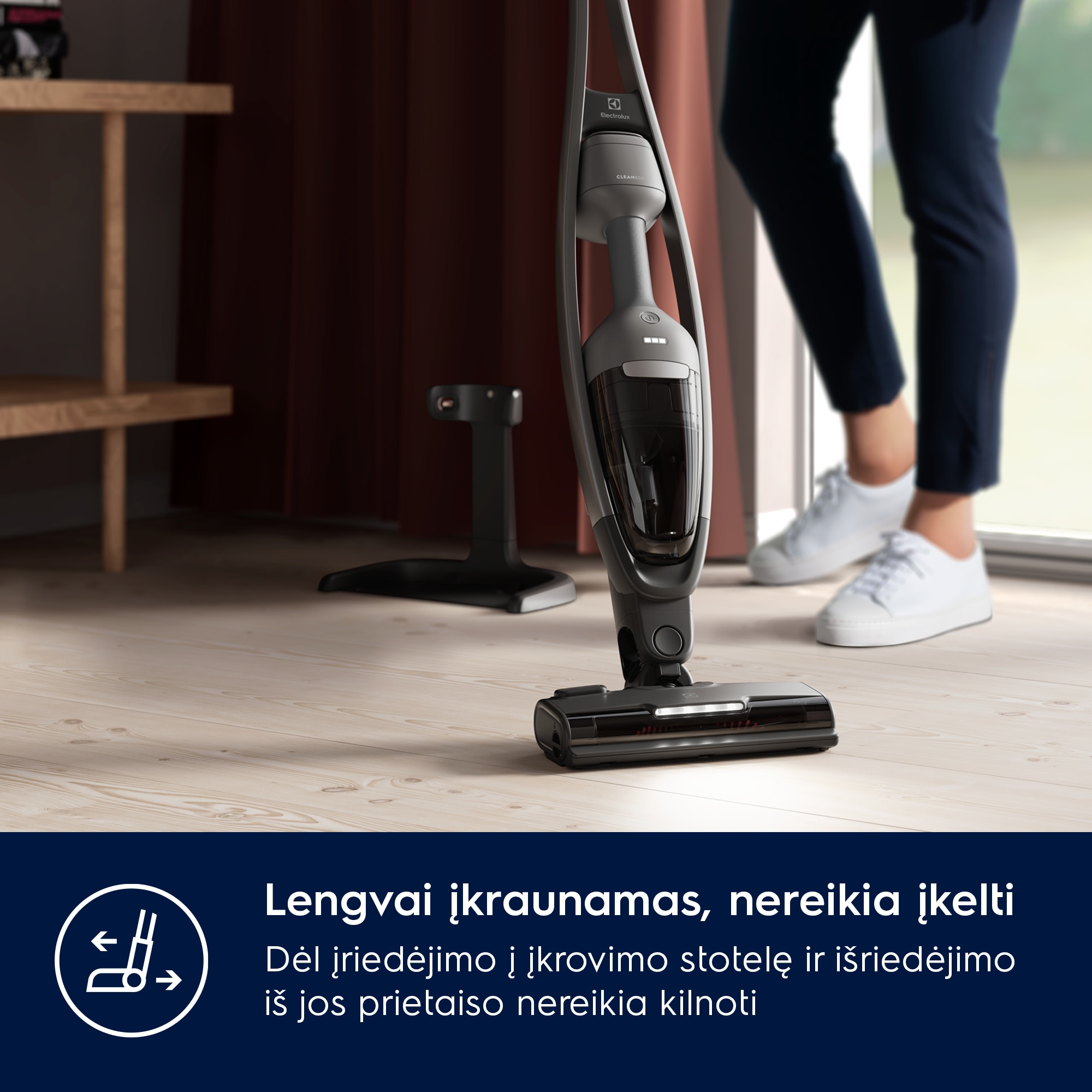 Electrolux - Belaidis dulkių siurblys - ES62CB25DH