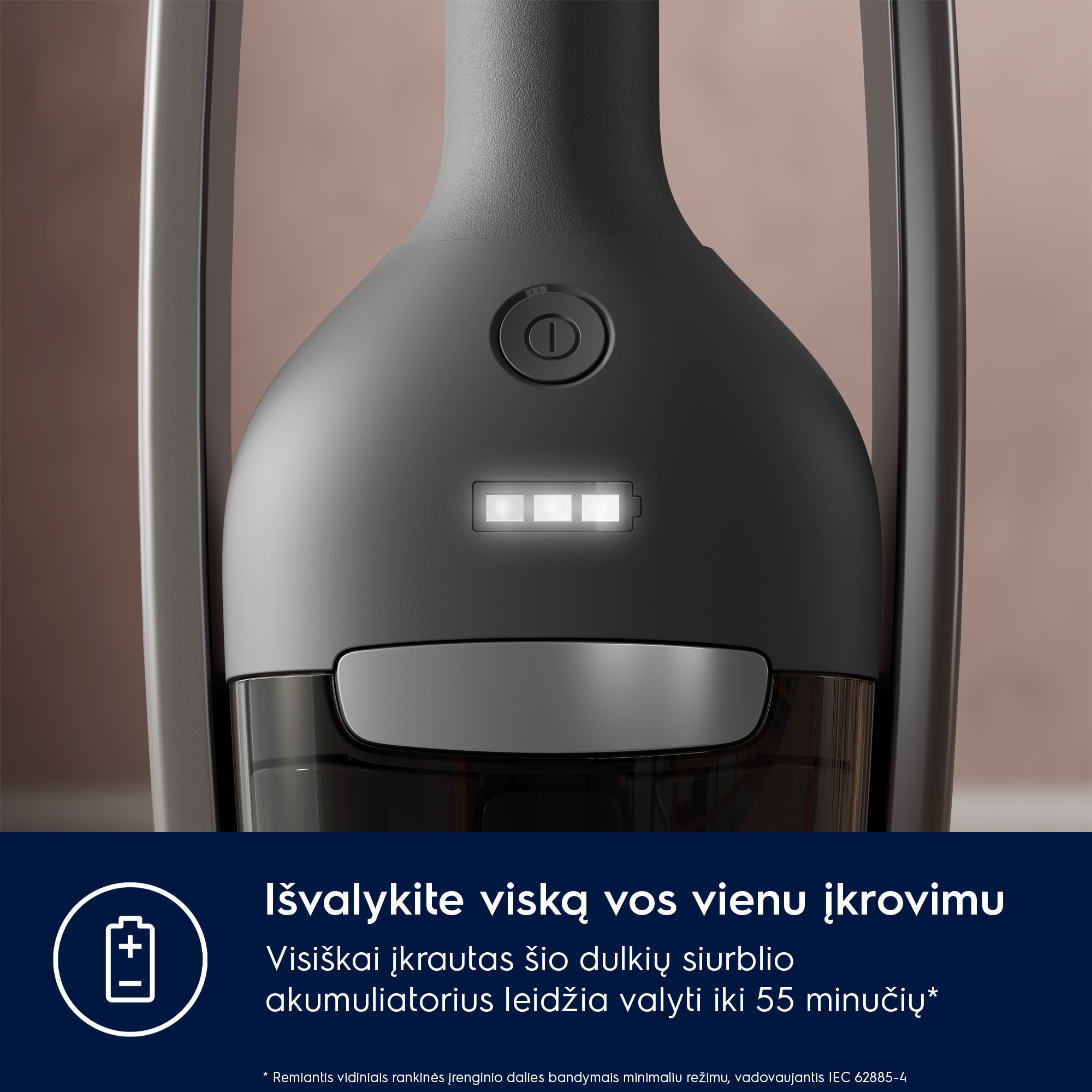 Electrolux - Belaidis dulkių siurblys - ES62CB25DH