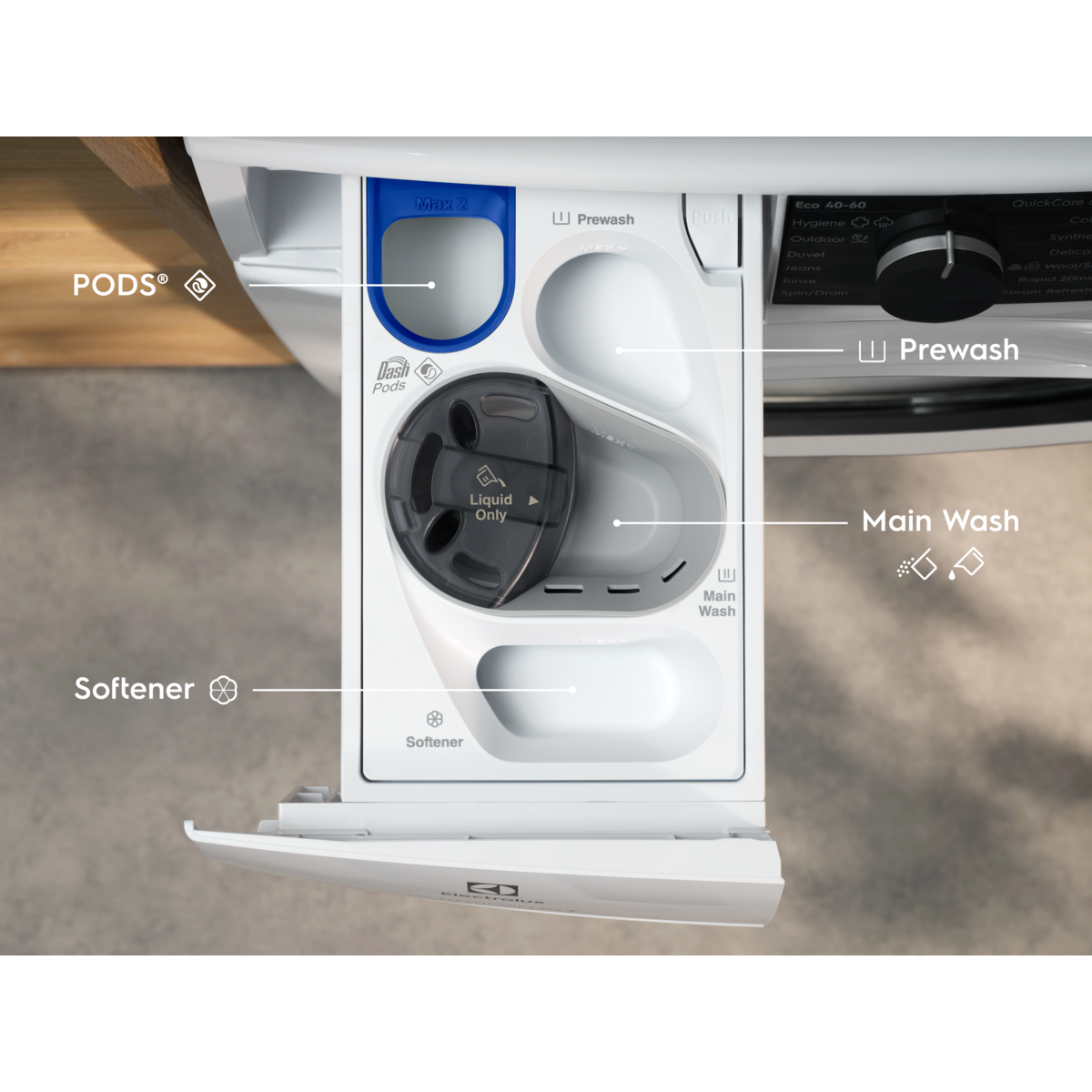 Electrolux - 9 kg talpos skalbimo mašina - EW7FG4492UDE