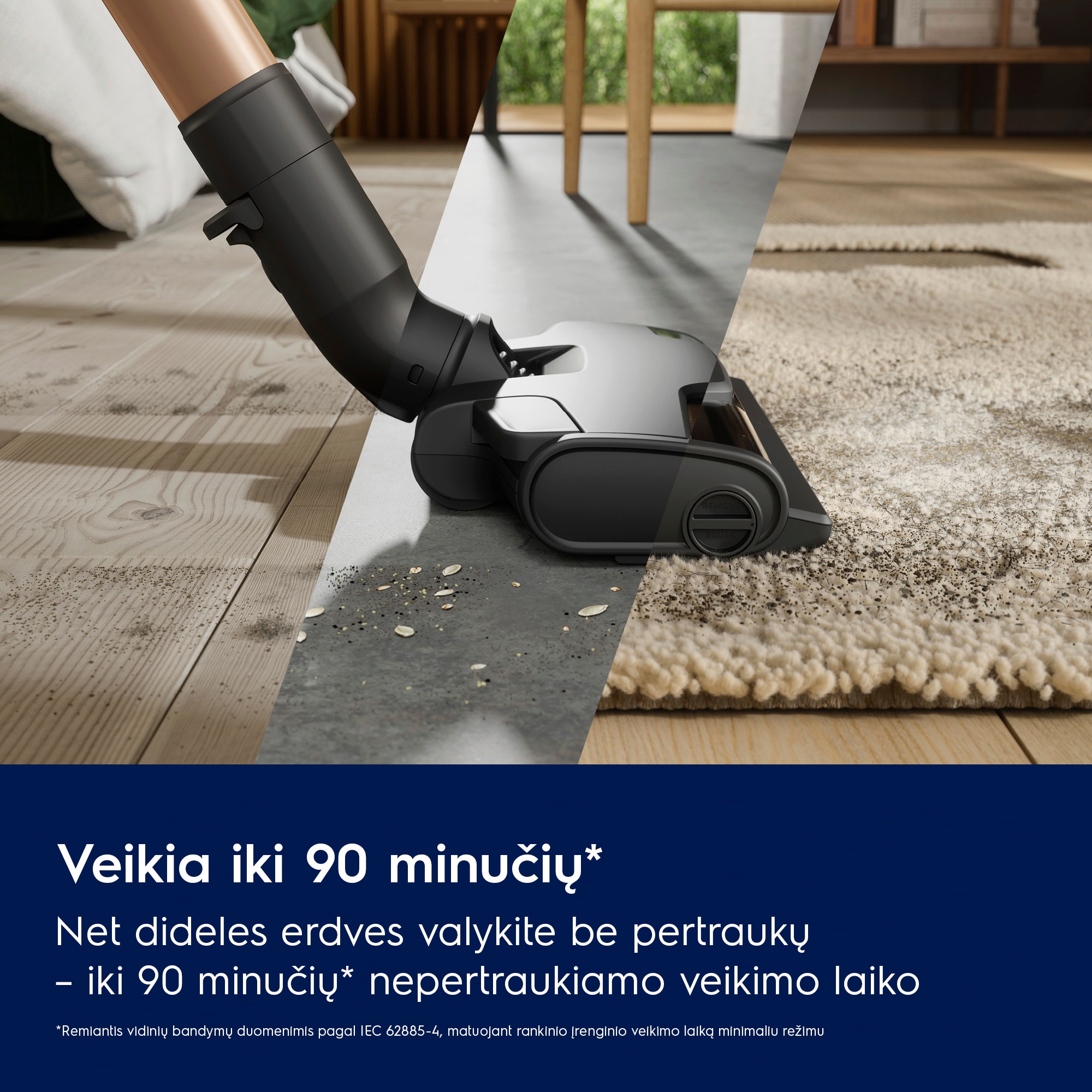 Electrolux - Belaidis dulkių siurblys - EP82AB25UG