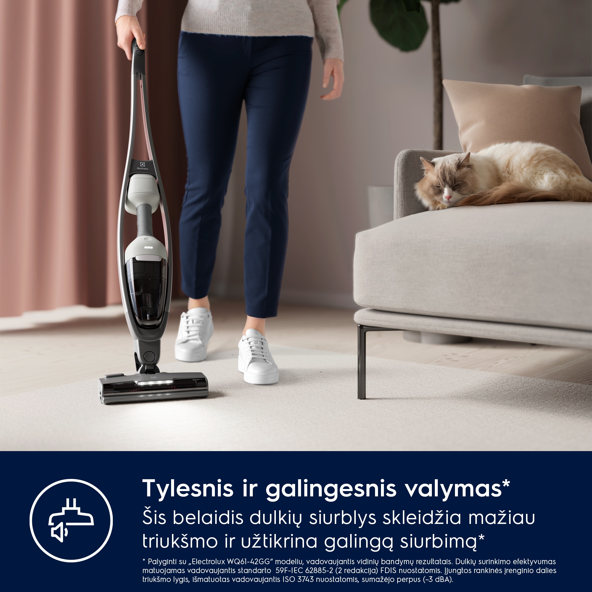 Electrolux - Belaidis dulkių siurblys - ES62HB25UV