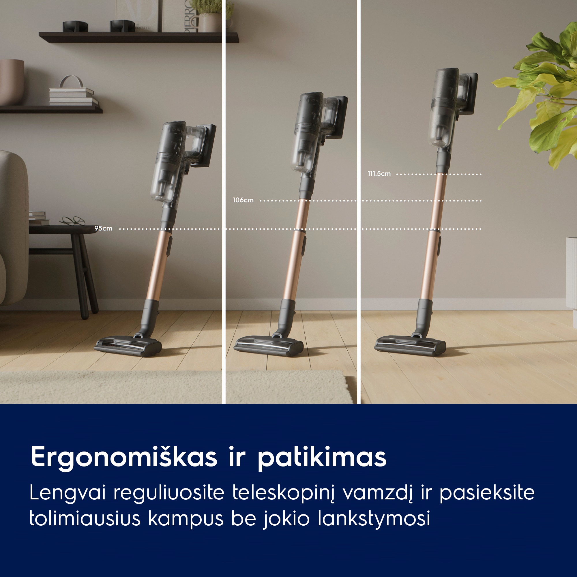 Electrolux - Belaidis dulkių siurblys - EP82AB25UG